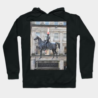 Scottish Photography Series (Vectorized) - Duke of Wellington Statue Glasgow #2 Hoodie